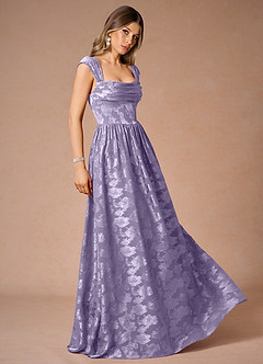 Hazel Lilac Pleated Maxi Dress image5