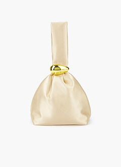 Satin Wristlet Bag