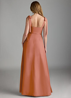 Azazie Lizet Bridesmaid Dresses MAI TAI A-Line Sweetheart Neckline Chiffon Dress image2