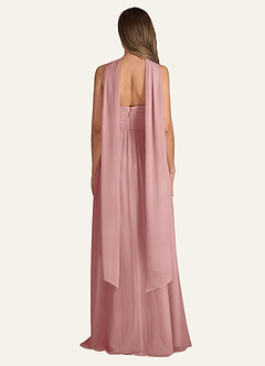 front Azazie Dopasowany kolorowy szalik z szyfonu