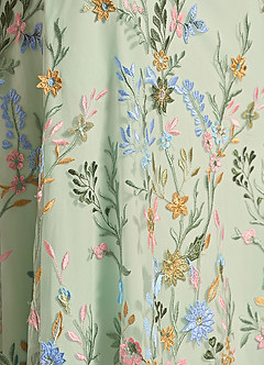 Vestido Verde Claro Largo Griselda image6