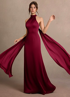 Robe Longue Merlot Illyria image4