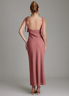 Azazie Luddie Abiti da Damigella Abito Sirena in Chiffon Fiocco Ametista image6