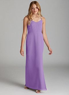 Azazie Becca Junior Tahiti Mermaid Chiffon Dress image5