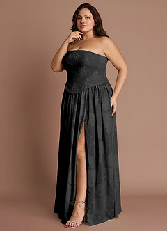 Maxi jurk Isaura Zwart image9