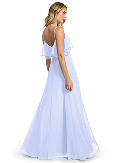 Azazie Jean Bridesmaid Dresses Lavender A-Line Chiffon Convertible Dress image2