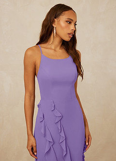 Christian Siriano Bridal for Azazie 1006 Bridesmaid Dresses Tahiti Mermaid Ruched Chiffon Dress image6