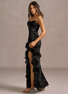 Maxi jurk Philippa Zwart image4