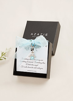 front Something Blue Angel Charm