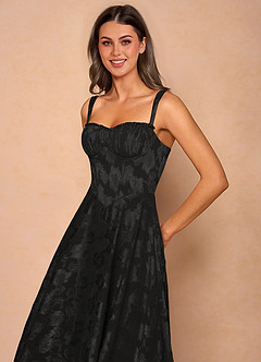 Vestido Negro Midi Sylvie image3