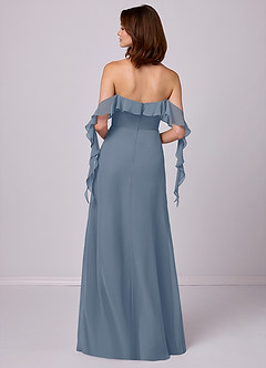 Barbie ♥ Azazie Bridesmaid Dresses Twilight A-Line Off the Shoulder Chiffon Convertible Dress image6