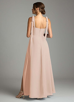 Azazie Debra Bridesmaid Dresses English Rose A-Line with Pockets Chiffon Convertible Dress image10