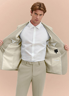 front James Donc veste de costume