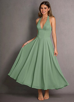 Maxi jurk Isabeau Matcha image3