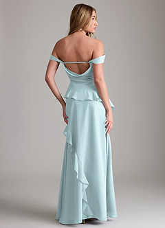 Azazie Sloane Bridesmaid Dresses Mist A-Line Sweetheart Neckline Chiffon Dress image7