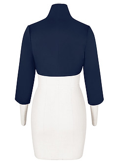 front Azazie Shem Matte Satin Wrap