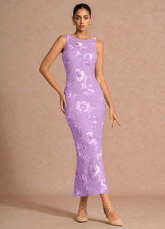 Fionna Frosted Lilac Maxi Dress image3