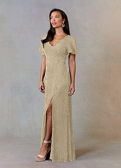 Upstudio Yuma Final Sale Mulberry A-Line Metallic Mesh Dress image3