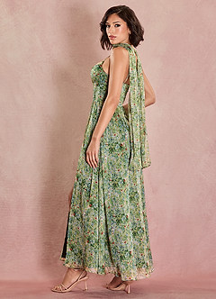 Lolla Green Floral Maxi Dress image5
