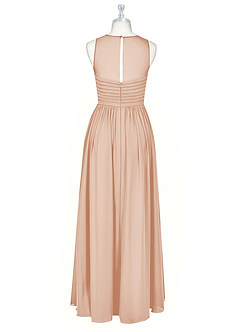 Azazie Nina Bridesmaid Dresses English Rose A-Line Pleated Chiffon Dress image9