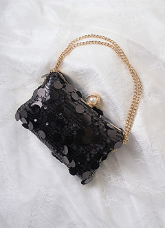 front Pochette con paillettes