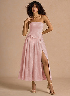 Isaura Powder Pink Maxi Dress image3