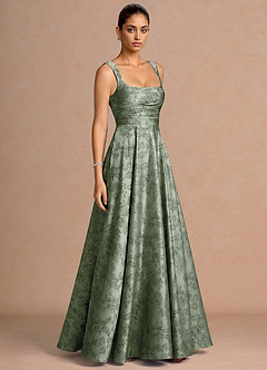 Azaria Sage Blue Maxi Dress image4