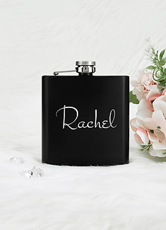 front Personalisierte Flachmänner als Brautjungferngeschenk