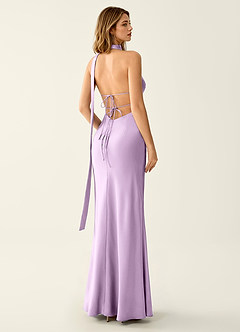 Wrenllien Frostiges Flieder Robe de bal en satin image7