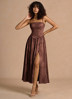 Isaura Mocha Coco Maxi Dress image3