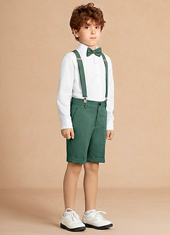 front Finn Eucalyptus Boy 4-Piece Shorts Suit