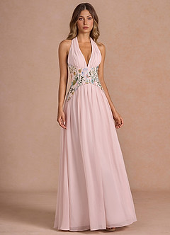 Ellis Maxi Klänning Blush Pink Multi image4