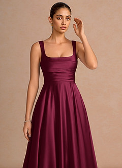 Azaria Merlot Midi Dress image5