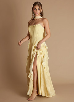 vestido Maxi Creme De Manteiga Alicent image10