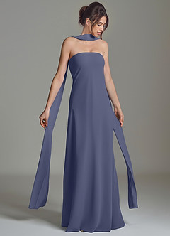 Azazie Ilana Bridesmaid Dresses Stormy A-Line Strapless Chiffon Dress image1