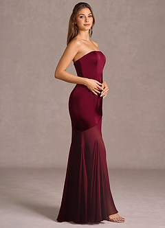 Maxi jurk Uma Merlot image5