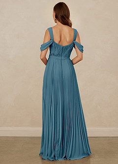 Christian Siriano Bridal for Azazie 1013 Bridesmaid Dresses Bermuda A-Line Off the Shoulder Chiffon Dress image3