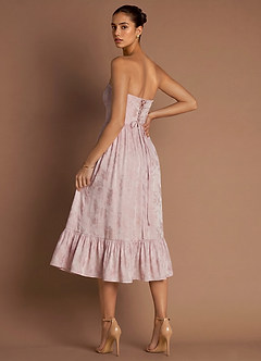 Floria Soft Pink Midi Dress image2
