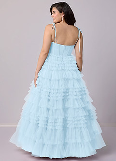 Barbie ♥ Azazie Bridesmaid Dresses Sky Blue A-Line Sweetheart Neckline Tulle Dress image7