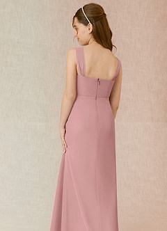 Azazie Denice Junior Dusty Rose A-Line Chiffon Dress image7