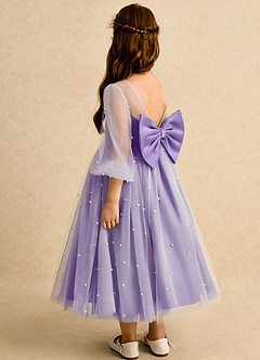 Azazie Trudy Blumenmädchenkleider Ballkleid Herzausschnitt Tüll Kleid Tahiti image7