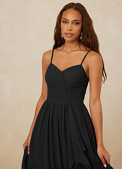 Christian Siriano Bridal for Azazie 1004 Bridesmaid Dresses Pleated Drape Chiffon A-line Dress image6
