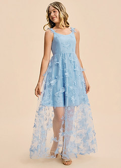 front Azazie Logan Junior Formal Dress