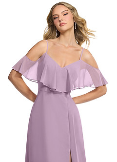Azazie Jean Abiti da Damigella Abito Convertibile A-Line in Chiffon Glicine image6
