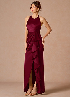 Lilibeth Merlot Maxi Dress image3