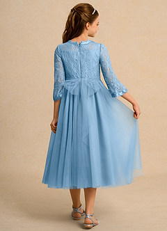 Azazie Lamb Girl Flower Girl Klänningar Klä Balklänning i Spets image2