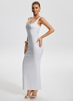 Aure White Maxi Dress image6