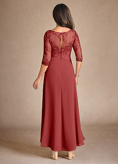 Azazie Marietta vestidos de madre de la novia Vestido de Óxido de Encaje de Corte En A image3