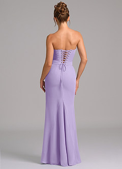 Azazie Sorrel Suknie dla druhen Syrena Gorset Szyfon Do ziemi Sukienka image2