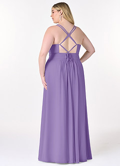 Azazie Farren Bridesmaid Dresses Tahiti A-Line Pleated Chiffon Convertible Dress image11